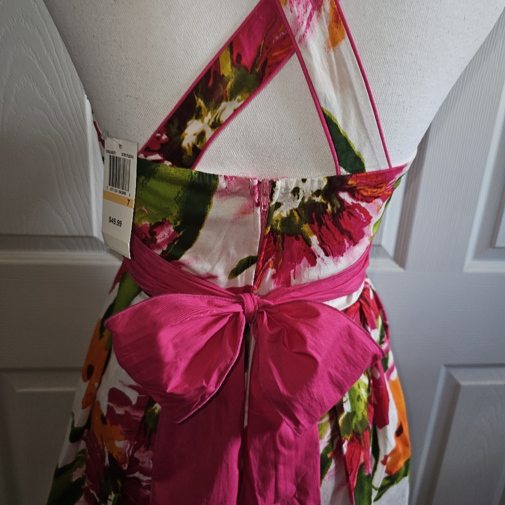 NWT City Studio Floral Dress - Picture 7 of 10